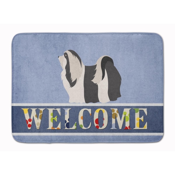 Carolines Treasures Havanese Welcome Machine Washable Memory Foam Mat BB8314RUG - main
